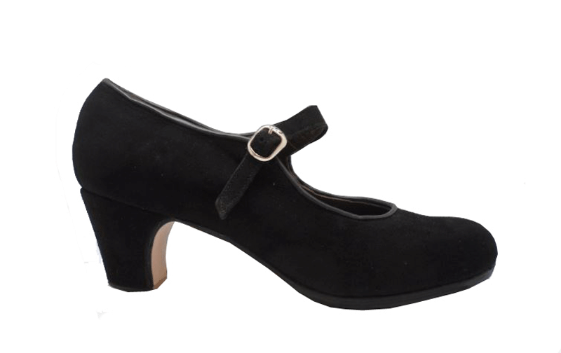 Gallardo - Chaussures de flamenco: modèle Mercedes en daim