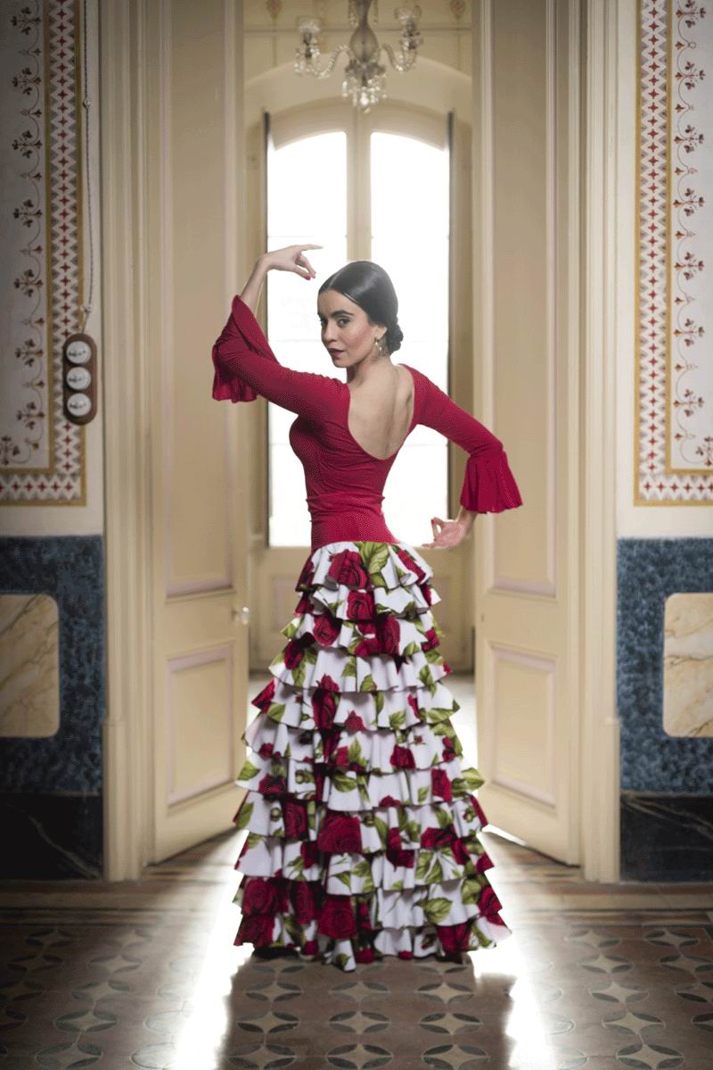 Falda de Flamenco Bienne. Davedans