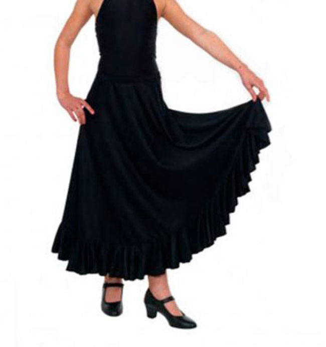 Falda baile flamenco de iniciación para