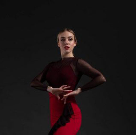 Flamenco Top Cayetana Model. Davedans