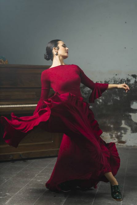 Talagante. Flamenco Skirt for Dance Davedans