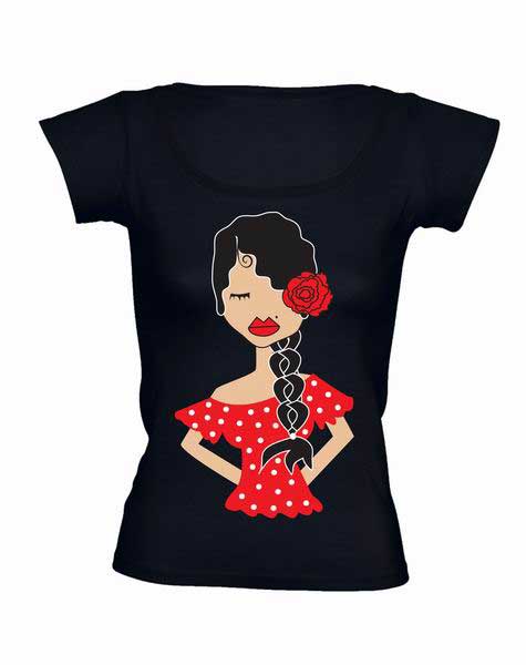 Camiseta Gitana Flamenca