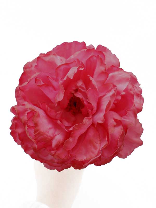 Flores de Flamenca Peonia. Fucsia. 14.5cm