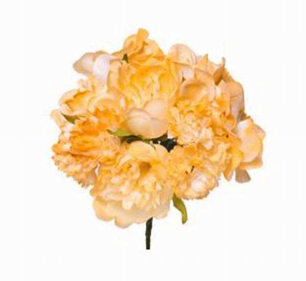 Ramilletes de Flores de Flamenca en Tonos Amarillos. Ref. 68E190. 22cm