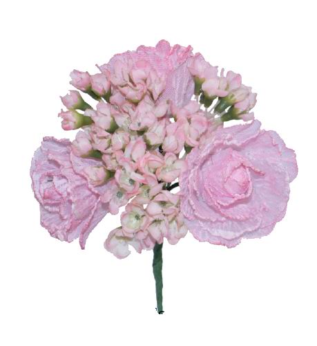 Bouquet de Fleurs Flamenco Roses pour Enfant. 12cm