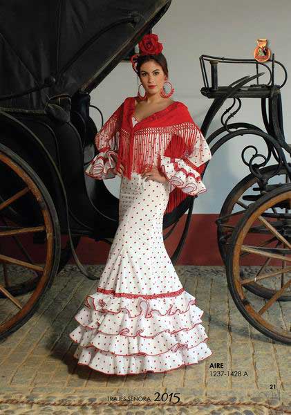 Costume de Flamenca modèle Aire