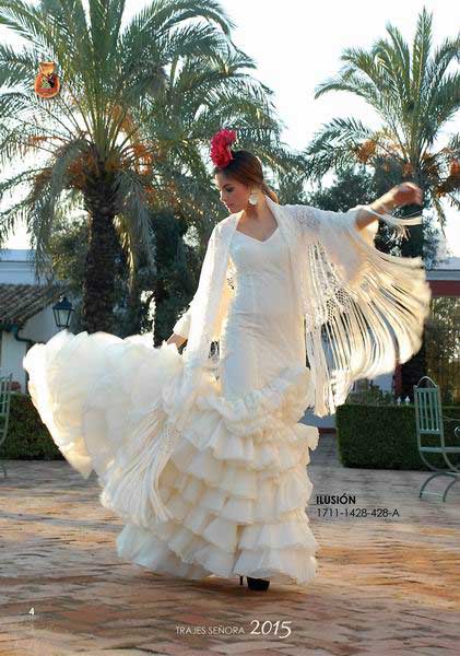 Costume de Flamenca modèle Ilusion