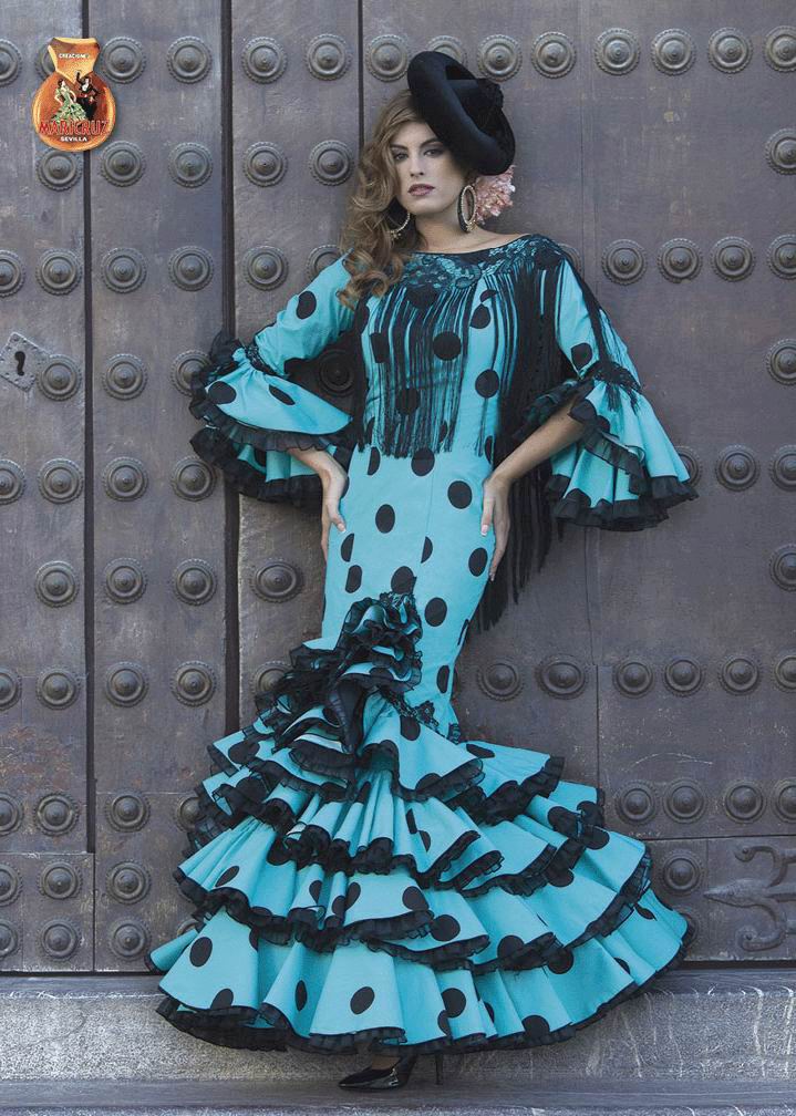 Traje de Flamenca. Modelo Gitana. 2017-2018