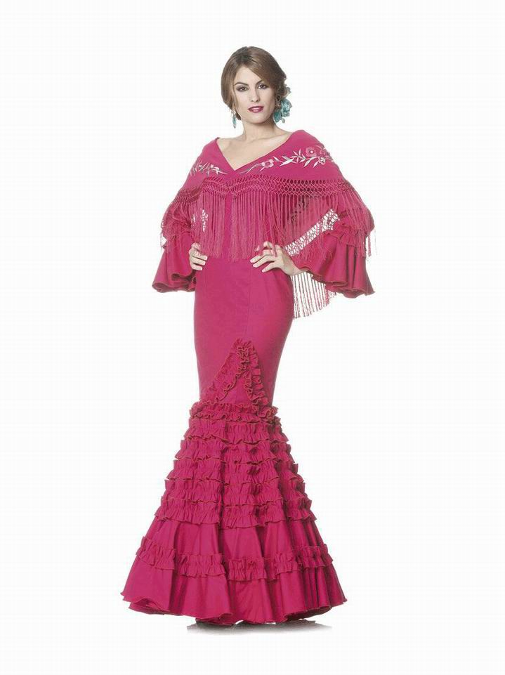 Flamenca Dress Eva Fuxia model. 2017-2018