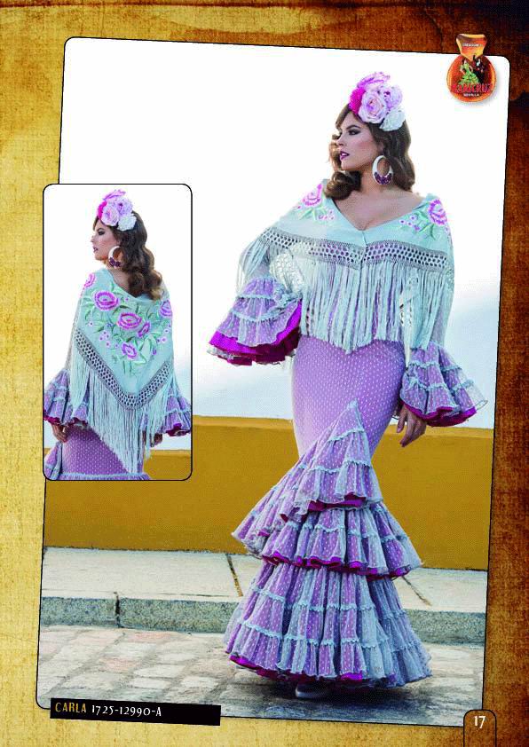 Robe de Flamenca modèle Carla. 2018-2019