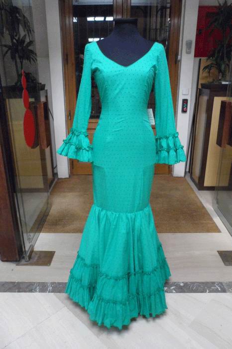 Outlet. Flamenca Dress Aceituna T.36