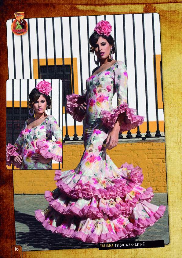 Robe de Flamenca modèle Tatiana. 2018-2019