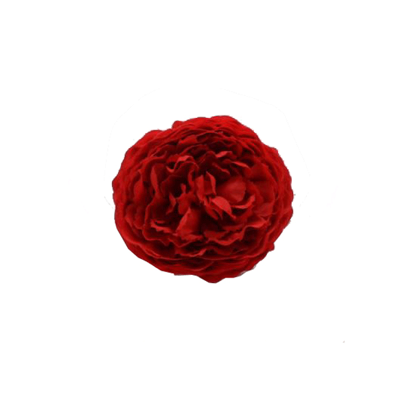 Fleur de Flamenca en Rouge Coimbra. 7.5cm