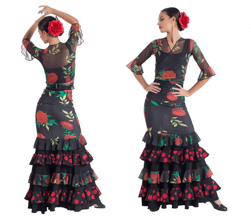 Frotar Detectar parilla Faldas flamencas - Faldas de flamenco baratas de baile y ensayo. Y diseños  de Davedans, Happy Dance y faldas artesanales