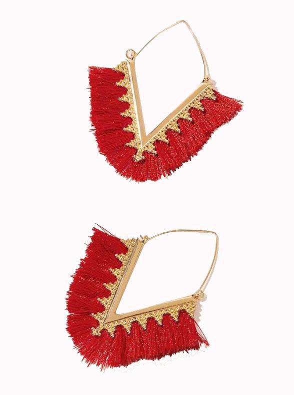 Fashion Earrings With Fringes