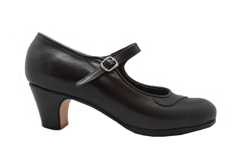 Gallardo - Chaussures de flamenco : modèle Mercedes en cuir