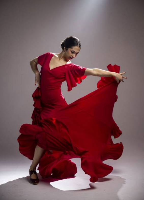 Flamenco Dance Dress Olas. Davedans