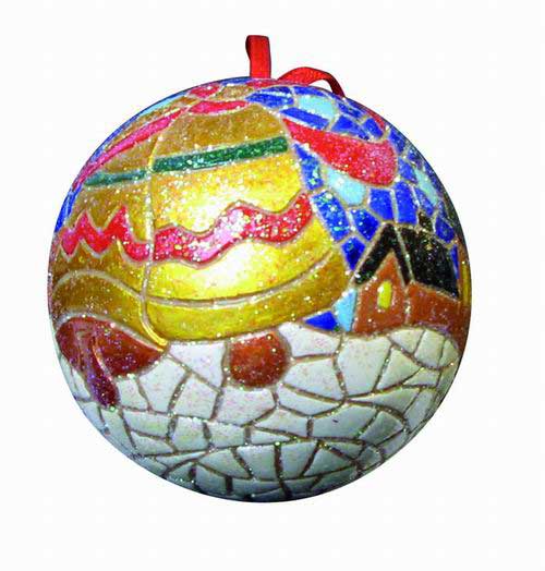 Bola de Navidad con Campanas de Barcino. ref.34319