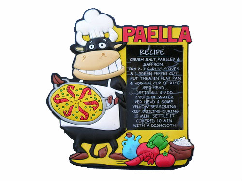 Imanes de Recetas de Paella