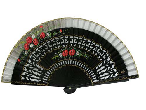 Abanicos pintados para el baile flamenco ref. 117