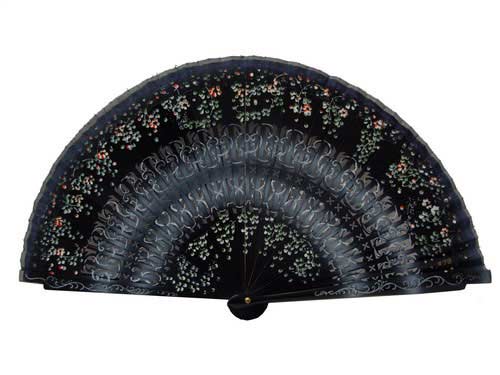 Fans with floral decoration. Ref.4236