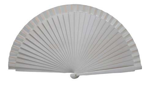 Plain white fan for kids