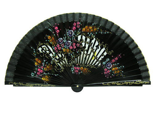 Hand painted fans with floral motifs Ref.112
