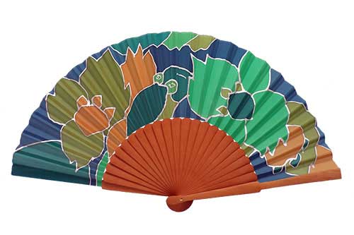 Hand painted Silk Fan – B8