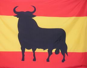 Spanish Flag with the Bull