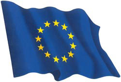 ステッカー　国旗シリーズ　EU（欧州連合）