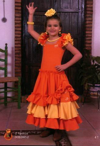 Rociera costume for children mod.  Naranjos
