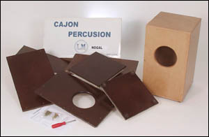 Flamenco percussion box (kit), natural colour