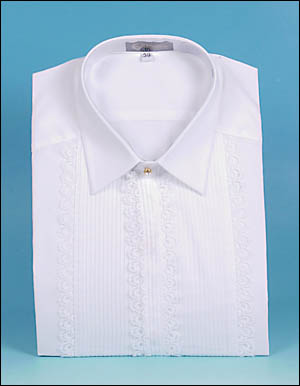 Embroidered Flamenco Shirt with Collar