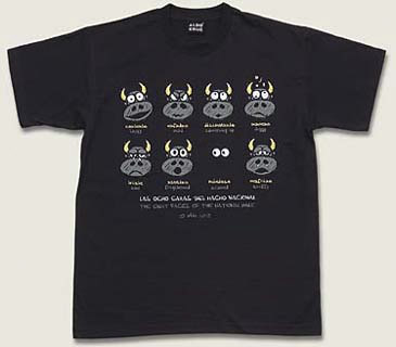 T-shirt Eight Faces Black