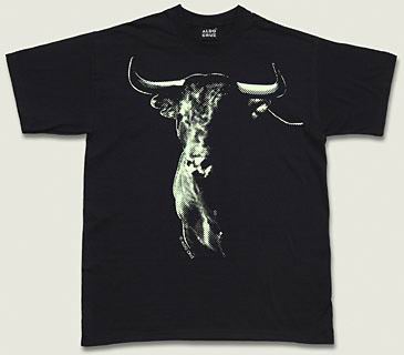Fosforescent Bull T-shirt , Black Weft