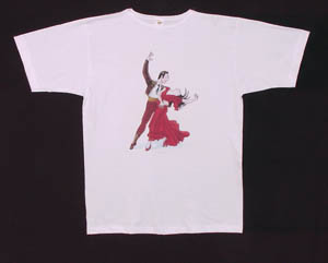 Flamenco  t - shirt - Pareja pasión