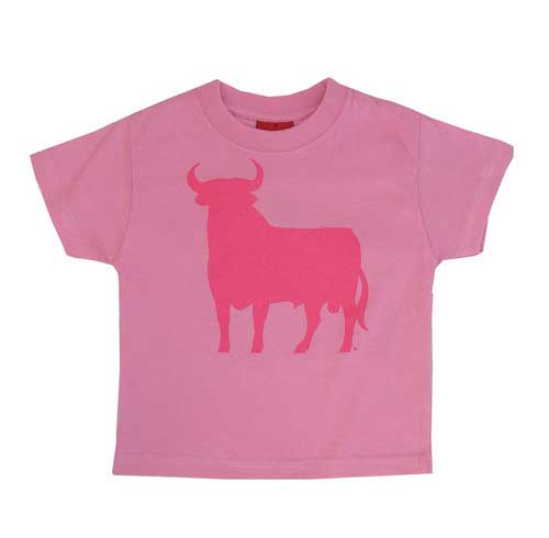 Pink Osborne bull t-shirt for girl