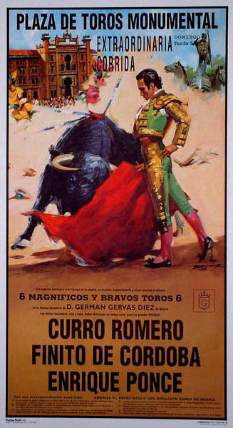 Poster Place Monumentale de Las Ventas - Ref.194M