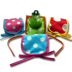 Polka dots cases for castanets