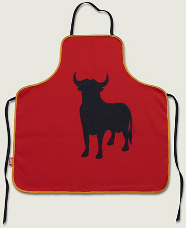 Apron Bull Red Passion/Yellow