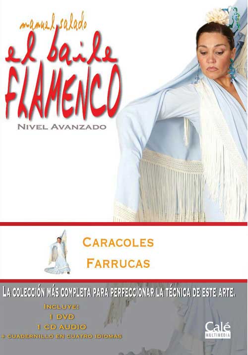 CD　DVD教材　Manuel Salado: El baile flamenco nivel avanzado. Caracoles y Farruca. Vol. 14