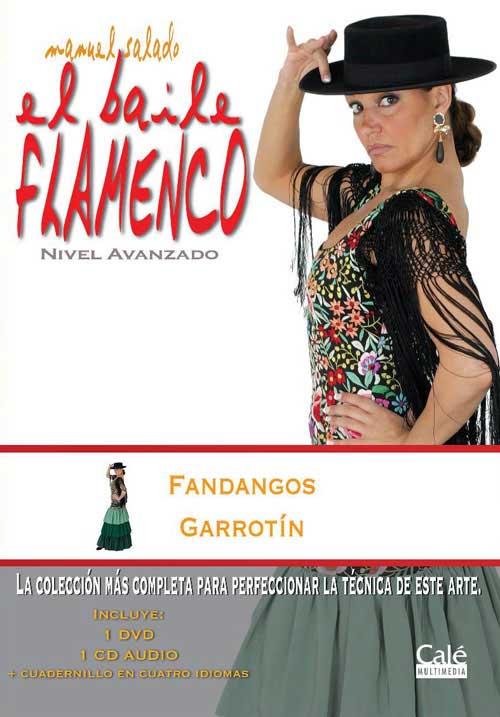 CD　DVD教材　Manuel Salado: El baile flamenco nivel avanzado. Fandangos y Garrotín. Vol. 11