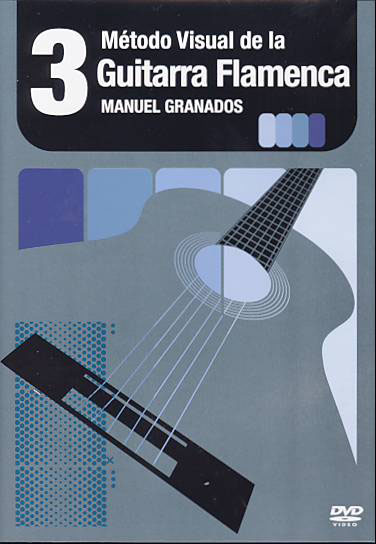 Método Visual de la Guitarra flamenca Vol.3 en Dvd por Manuel Granados