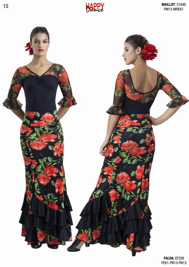 Happy Dance. Woman Flamenco Skirts for Rehearsal and Stage. Ref. EF326PE61PN13PN13