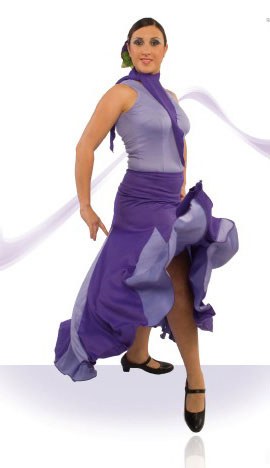Jupe pour la danse Flamenco par Happy Dance Ref.EF052PS4PS3