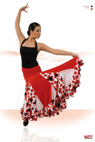 Jupes Happy Dance pour la danse Flamenco. Ref.EF075PS10PS146PS71PS146