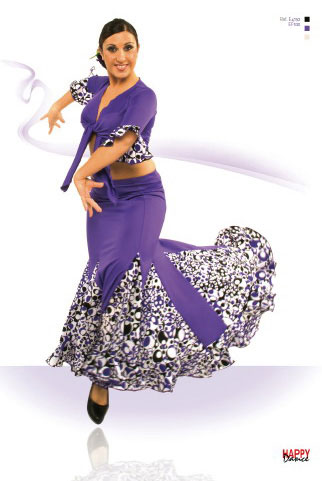 Skirt for flamenco dance Happy Dance Ref. EF100PS4PS153