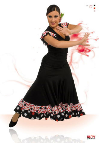 Faldas Happy Dance para Baile Flamenco. Ref.EF127PS13PS126PS127