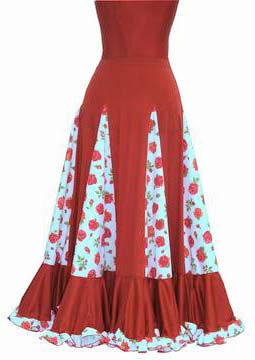 Faldas de Flamenco: Mod. Alegría Roja