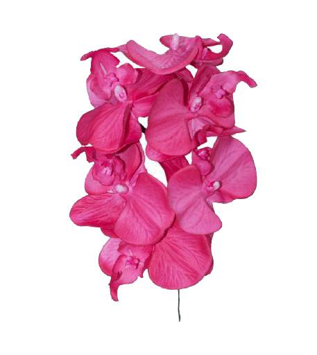 Artificial Flamenco Orchids. 16cm